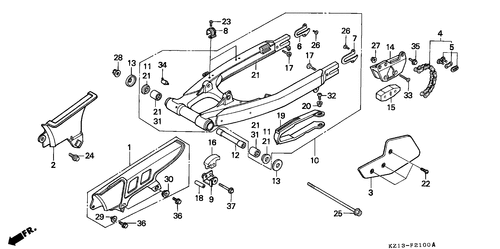  Swingarm/ Chain Case