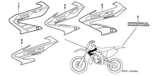  Marke (cr250r2-5)