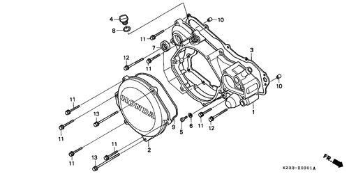  Panneau Carter-moteur D.