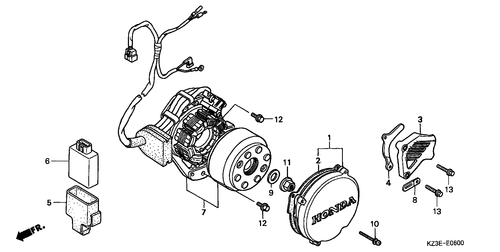  Panneau Carter-moteur G.