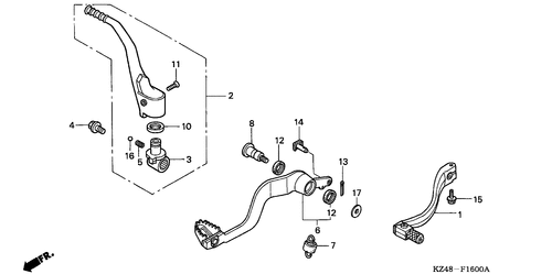  Pedal/ Kickstarter-arm