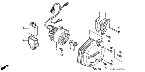  Panneau Carter-moteur G.