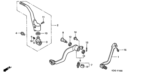  Pedal/ Kickstarter-arm