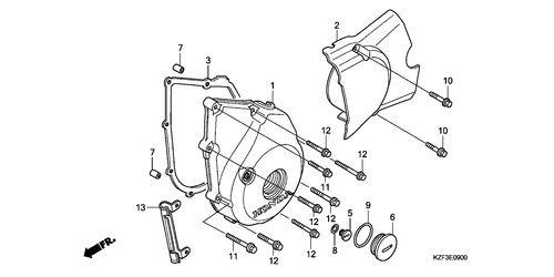  Left Crankcase Cover