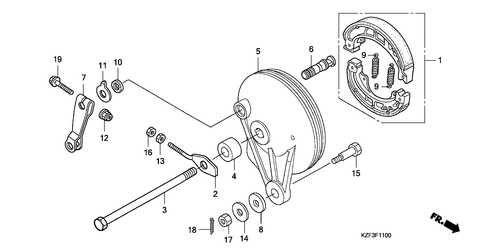  Rear Brake Panel