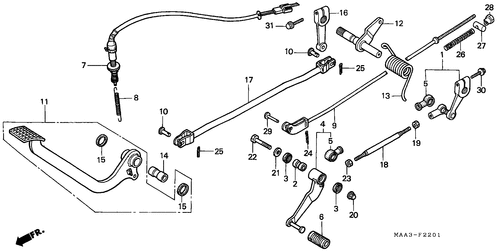  Pedal (vt1100cv)