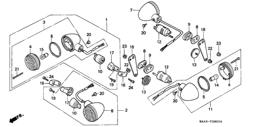  Blinker (vt1100cs/ Ct)