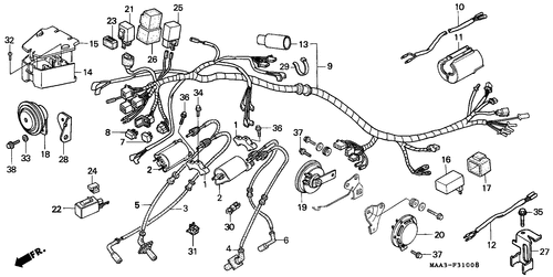  Kabelbaum (vt1100c)