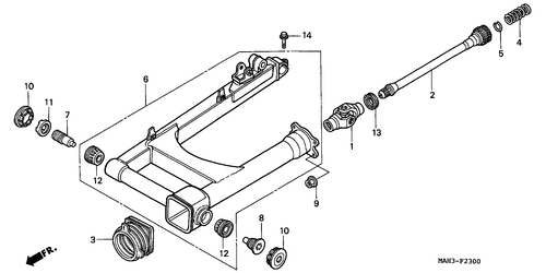  Bras Oscillant