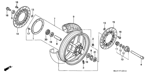  Vorderrad (st1100a)