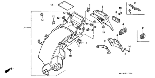  Rear Fender