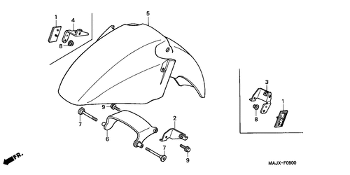  Front Fender (st1100)