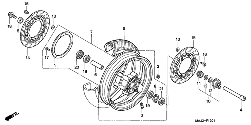  Vorderrad (st1100a)