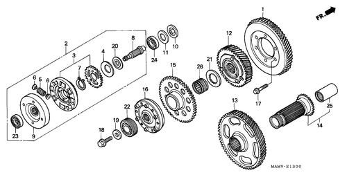  Primary Drive Gear