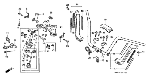  Handle Pipe/ Top Bridge