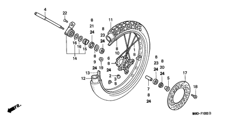  Roue Avant