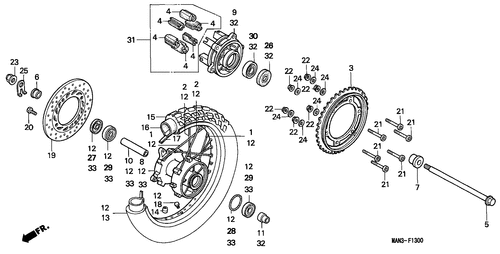  Rear Wheel