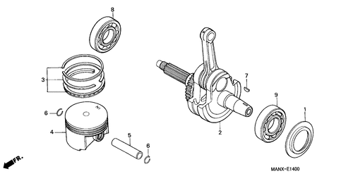  Piston/ Ciguenal