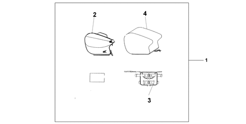  Bolsa De Asiento Trasero