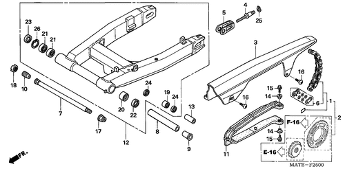  Bras Oscillant