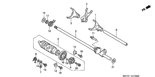  Gearshift Drum