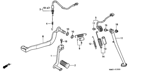  Pedal/ Staender