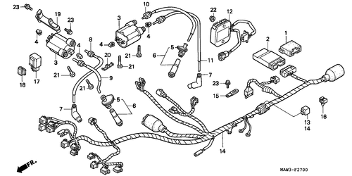  Kabelbaum (e/ F/ G/ It/ Sp/ 2g/ 2it)