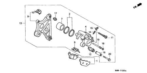  Rear Brake Caliper