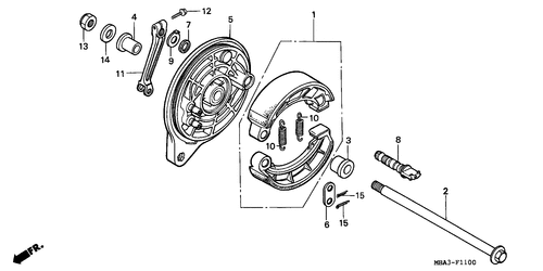  Rear Brake Panel