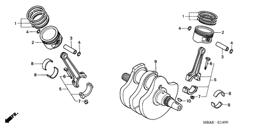  Ciguenal/ Piston