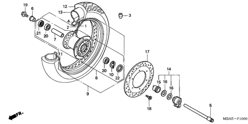  Roue Avant