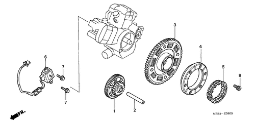  Generateur D'impulsions/  Embrayage De Demarrage