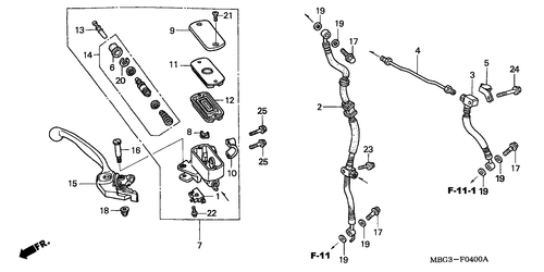  Frechts Brake Master Cylinder