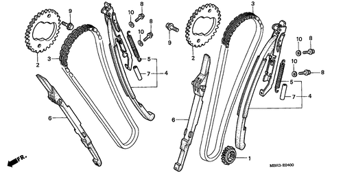  Nockenwellenkette/ Spannvorrichtung