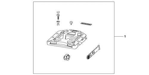  Platine Honda