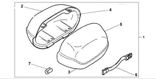  Big Saddle Bag Lid