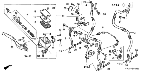  Vorderradbremse (nt650v2/ 3/ 4/ 5)