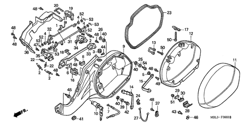  Sacoche De Selle G. (nt650v2/ 3/ 4/ 5)