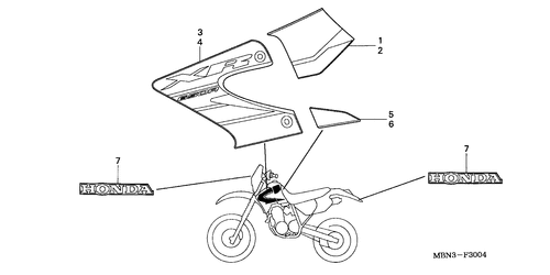  Streifen (xr650r4)