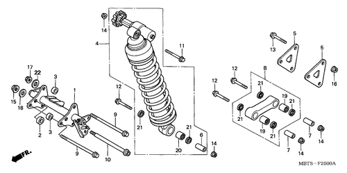  Cuscino Posteriore (xl1000v)