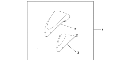  Bulle Haute Cbr600.2001