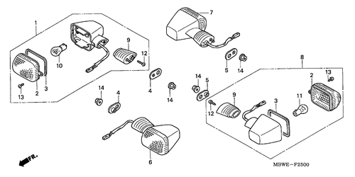  Blinker (cbr600f4-cm)
