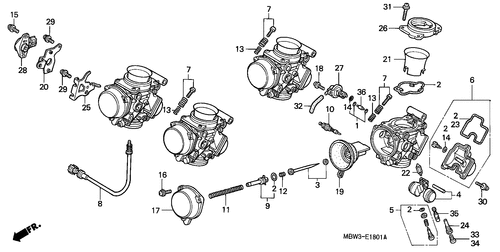  Carburatore (parti Componenti)