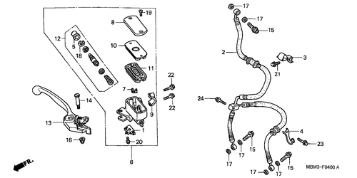  Frechts Brake Master Cylinder