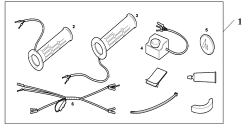  Kit Poignees Chauffantes