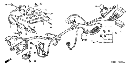  Wire Harness (cb600f22)