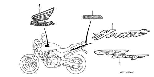  Marke (cb600f2)