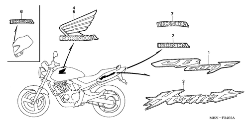  Marke (cb600f3/ 4/ 5/ 6)