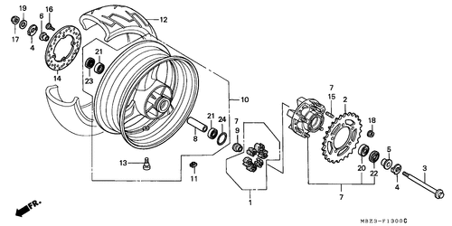  Rear Wheel