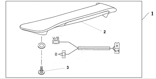  Spoiler Sup.baule *pb304p*